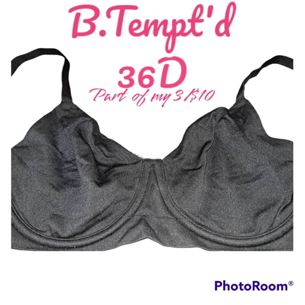 👽B.Tempt'd 36D Black bra